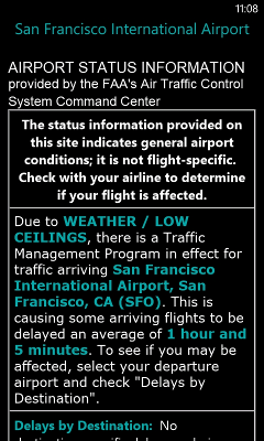 Airport delays (detailed)