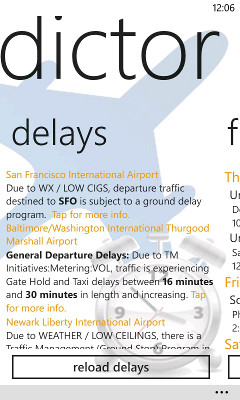 Airport delays