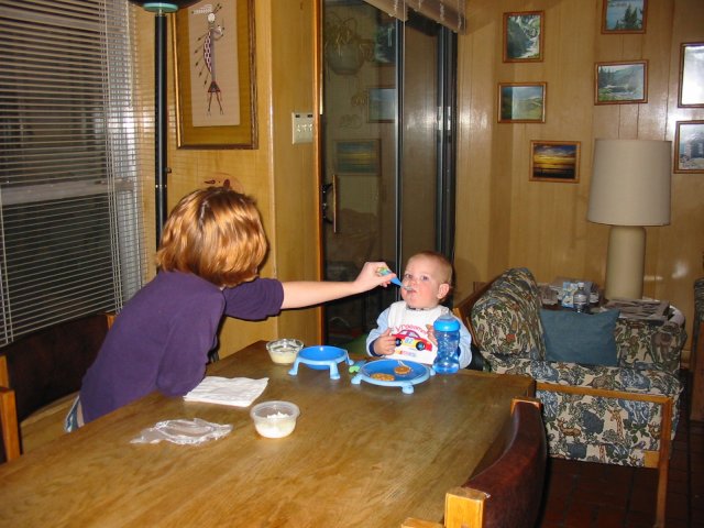 Getting fed the lazy way